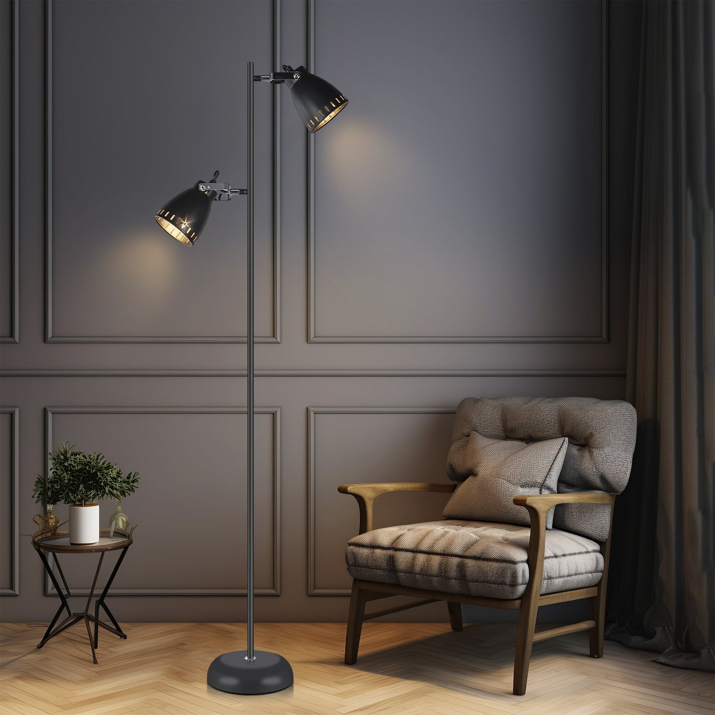 NNEDSZ Audrey Floor Lamp - Black-4