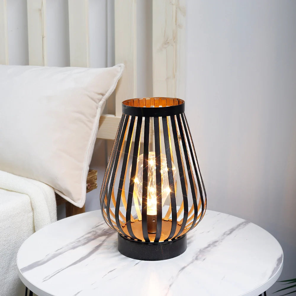 8.7"H Battery Powered Outdoor Table Lamp