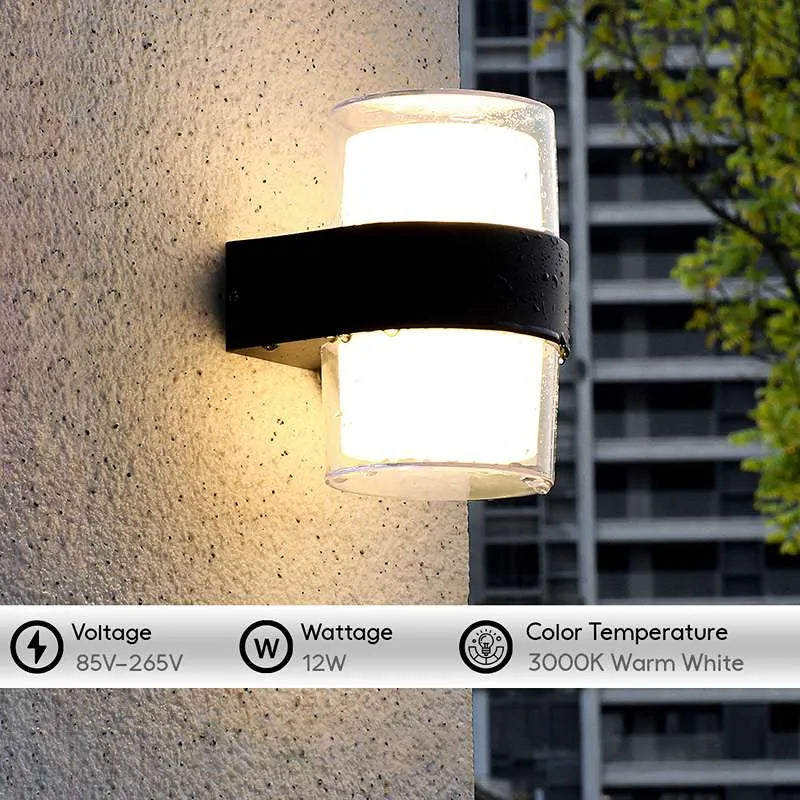 IP54 Outdoor Wall Lamp LED Garden Light 12W~4964