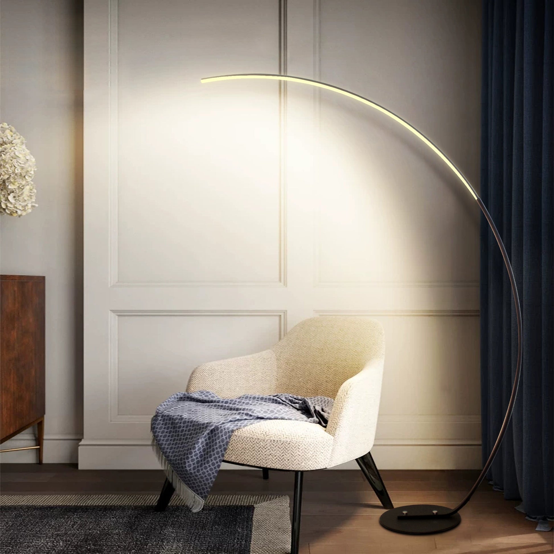 RGBW Curved Floor Lamp-3